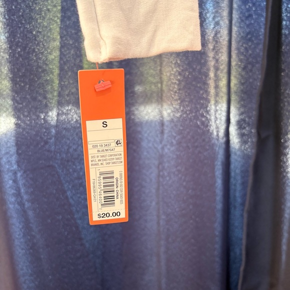 Colsie Blue and White Striped Hoodie S nwt - Picture 4 of 4